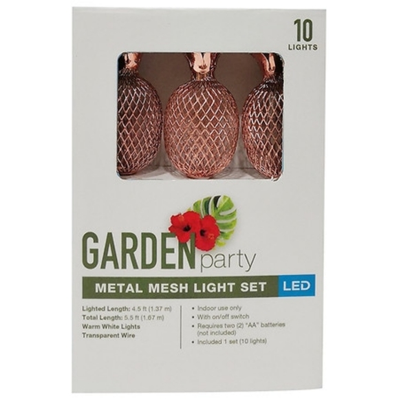 Pineapple Metal Mesh String Lights1.0EA - Picture 7 of 7